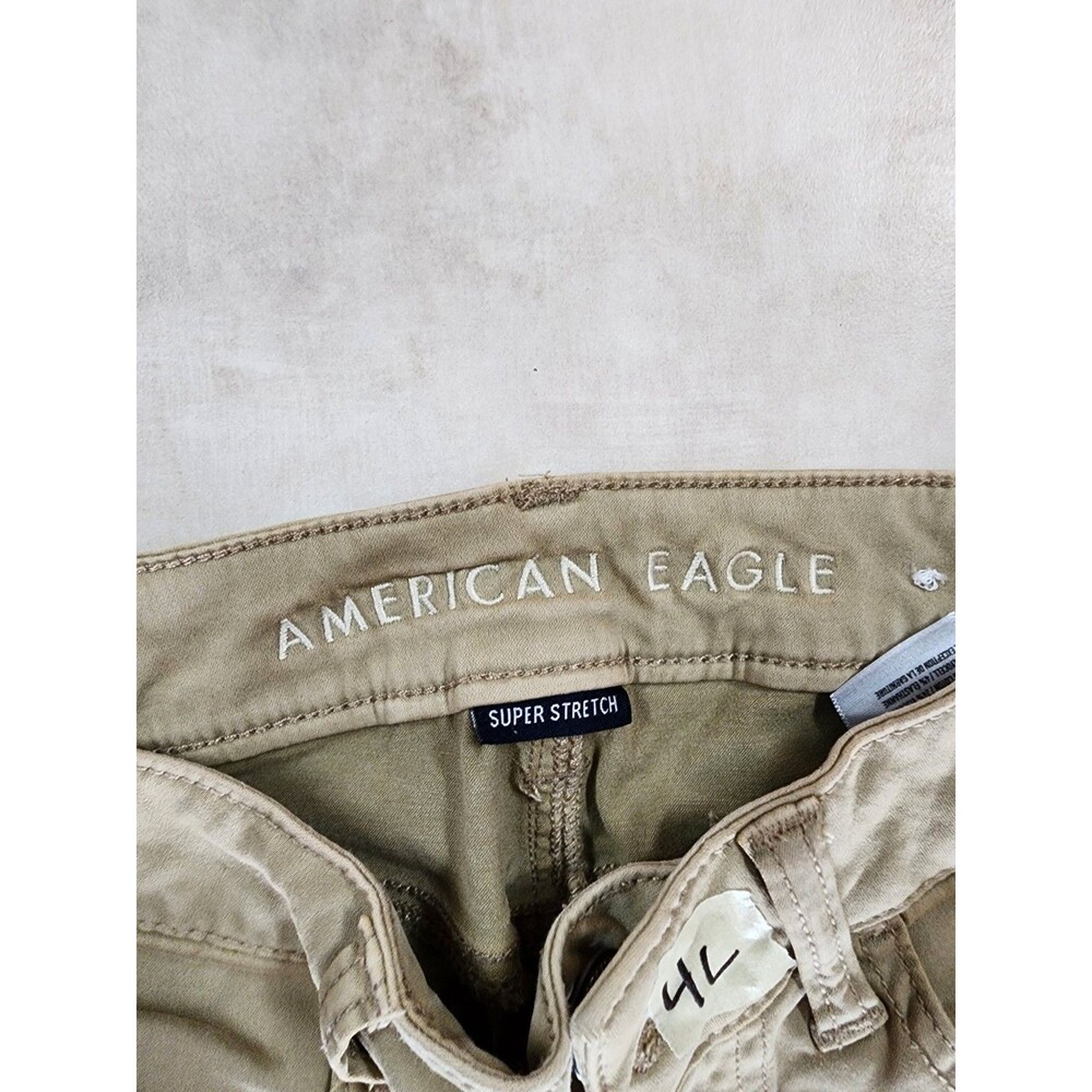 American Eagle Outfitters Beige Jegging Super Stretch Women's Pants Pockets 4L